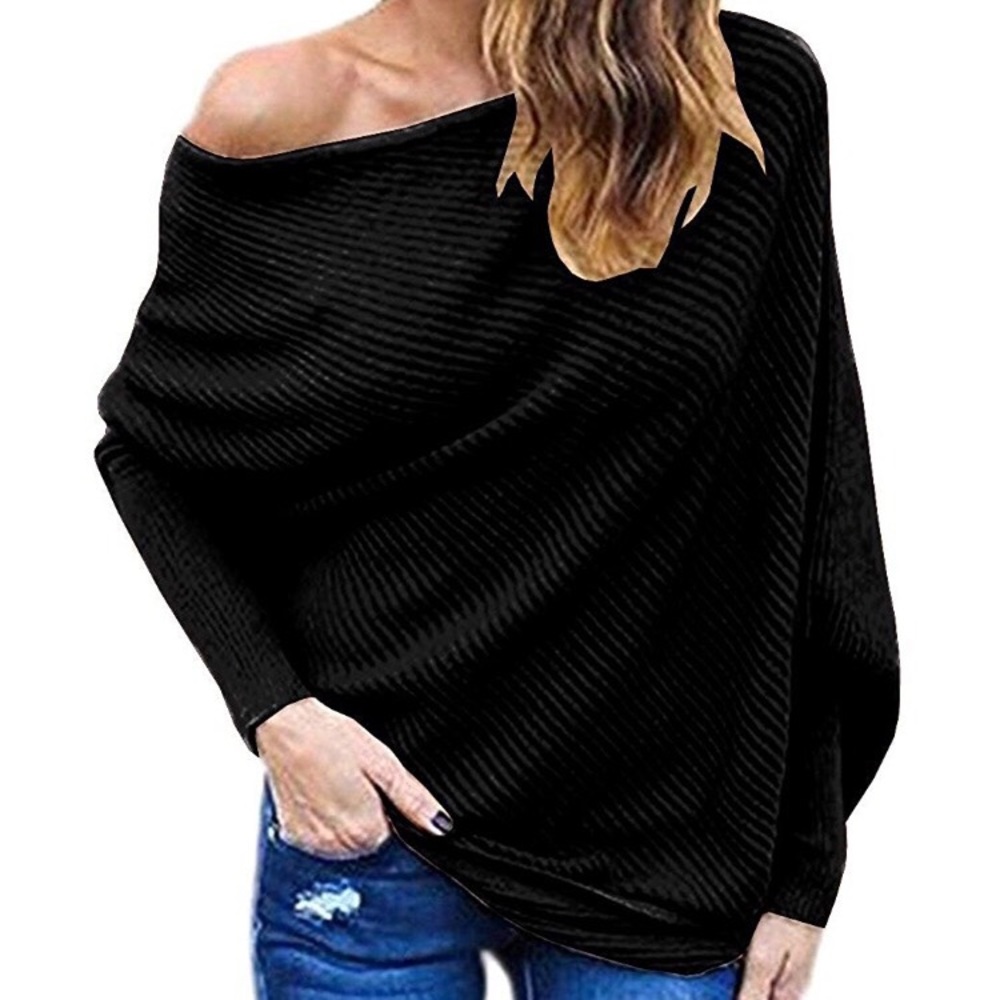GOLDSTITCH Women’s Off the Shoulder Sweater